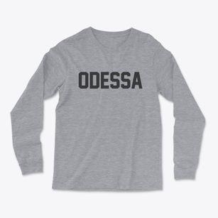 Odessa Texas Classic Block Light Soft Long Sleeve T-Shirt