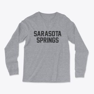 Sarasota Springs Florida Classic Block Light Soft Long Sleeve T-Shirt