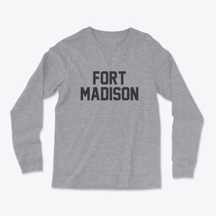 Fort Madison Iowa Classic Block Light Soft Long Sleeve T-Shirt