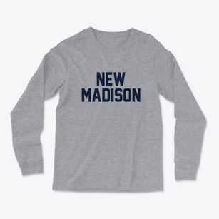 New Madison Ohio Classic Block Light Soft Long Sleeve T-Shirt