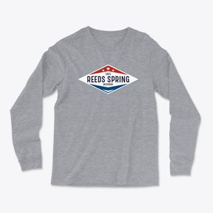 Reeds Spring Missouri Diamond Star Light Soft Long Sleeve T-Shirt