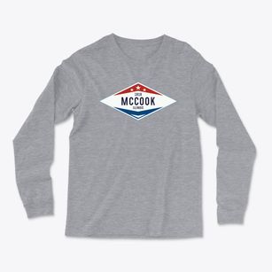 Mccook Illinois Diamond Star Light Soft Long Sleeve T-Shirt