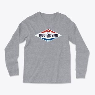 Todd Mission Texas Diamond Star Light Soft Long Sleeve T-Shirt