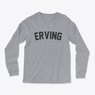 Erving Massachusetts Classic Curve Light Soft Long Sleeve T-Shirt