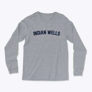 Indian Wells California Classic Curve Light Soft Long Sleeve T-Shirt