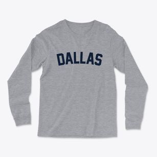 Dallas Georgia Classic Curve Light Soft Long Sleeve T-Shirt