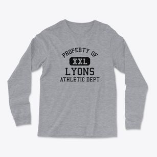Lyons Georgia Athletic Dept Light Soft Long Sleeve T-Shirt