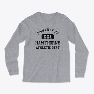 Hawthorne Wisconsin Athletic Dept Light Soft Long Sleeve T-Shirt