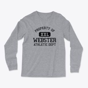 Webster Massachusetts Athletic Dept Light Soft Long Sleeve T-Shirt