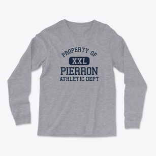 Pierron Illinois Athletic Dept Light Soft Long Sleeve T-Shirt
