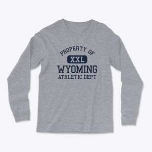 Wyoming New York Athletic Dept Light Soft Long Sleeve T-Shirt