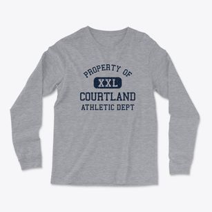 Courtland Kansas Athletic Dept Light Soft Long Sleeve T-Shirt