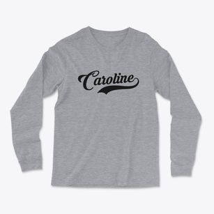 Caroline New York Vintage Team Light Soft Long Sleeve T-Shirt
