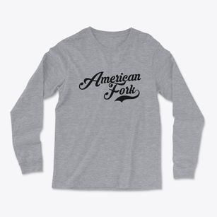 American Fork Utah Vintage Team Light Soft Long Sleeve T-Shirt