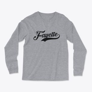 Fayette Ohio Vintage Team Light Soft Long Sleeve T-Shirt