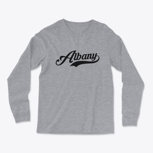 Albany Vermont Vintage Team Light Soft Long Sleeve T-Shirt