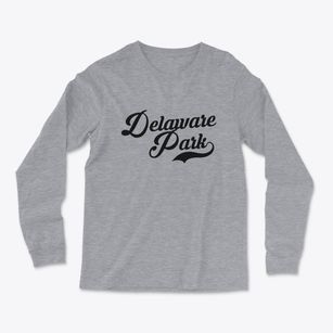 Delaware Park New Jersey Vintage Team Light Soft Long Sleeve T-Shirt