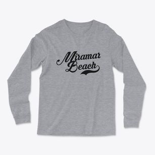 Miramar Beach Florida Vintage Team Light Soft Long Sleeve T-Shirt