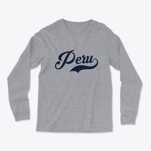 Peru New York Vintage Team Light Soft Long Sleeve T-Shirt