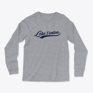 Lake Fenton Michigan Vintage Team Light Soft Long Sleeve T-Shirt