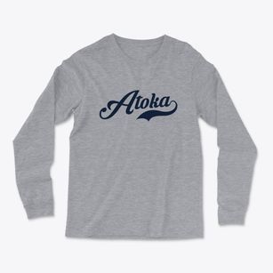 Atoka Oklahoma Vintage Team Light Soft Long Sleeve T-Shirt