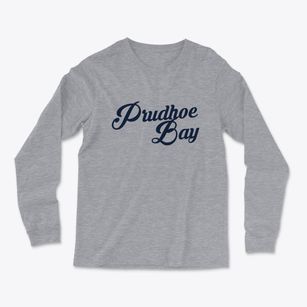 Prudhoe Bay Alaska Vintage Team Light Soft Long Sleeve T-Shirt