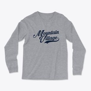 Mountain Village Colorado Vintage Team Light Soft Long Sleeve T-Shirt