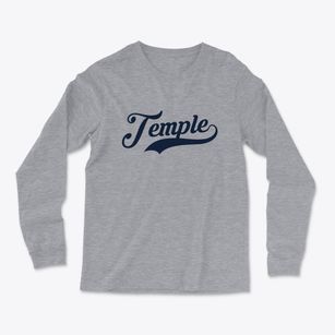 Temple New Hampshire Vintage Team Light Soft Long Sleeve T-Shirt
