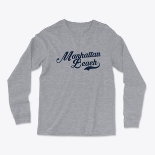 Manhattan Beach Minnesota Vintage Team Light Soft Long Sleeve T-Shirt