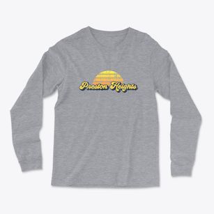 Preston Heights Illinois Sublime Sunset Light Soft Long Sleeve T-Shirt