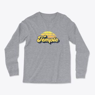 Temple Oklahoma Sublime Sunset Light Soft Long Sleeve T-Shirt