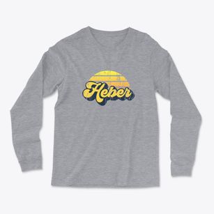 Heber Utah Sublime Sunset Light Soft Long Sleeve T-Shirt