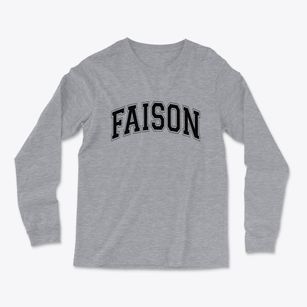 Faison North Carolina Varsity Light Soft Long Sleeve T-Shirt