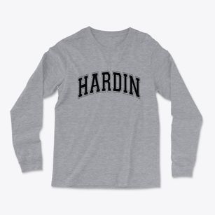 Hardin Texas Varsity Light Soft Long Sleeve T-Shirt