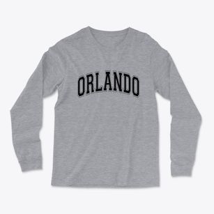 Orlando Oklahoma Varsity Light Soft Long Sleeve T-Shirt