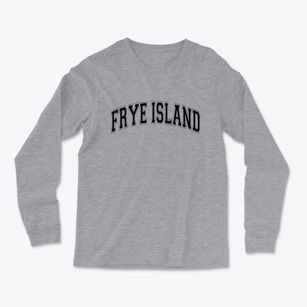 Frye Island Maine Varsity Light Soft Long Sleeve T-Shirt