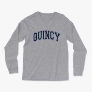 Quincy Illinois Varsity Light Soft Long Sleeve T-Shirt