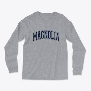 Magnolia North Carolina Varsity Light Soft Long Sleeve T-Shirt