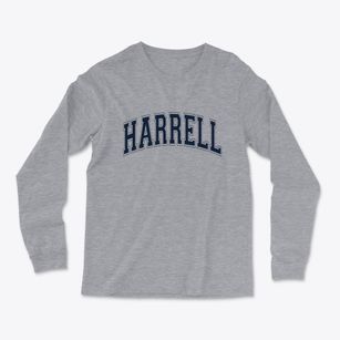 Harrell Arkansas Varsity Light Soft Long Sleeve T-Shirt