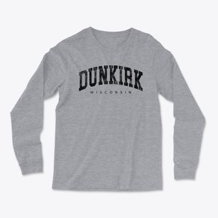 Dunkirk Wisconsin Urban Vibe Light Soft Long Sleeve T-Shirt