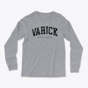 Varick New York Urban Vibe Light Soft Long Sleeve T-Shirt