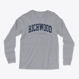Richwood Texas Urban Vibe Light Soft Long Sleeve T-Shirt