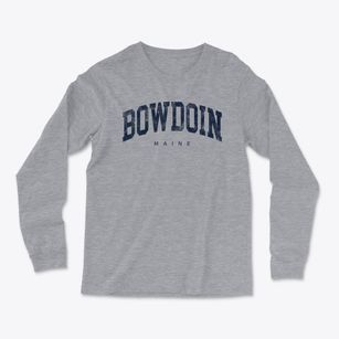 Bowdoin Maine Urban Vibe Light Soft Long Sleeve T-Shirt