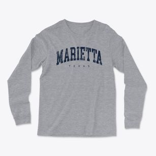 Marietta Texas Urban Vibe Light Soft Long Sleeve T-Shirt