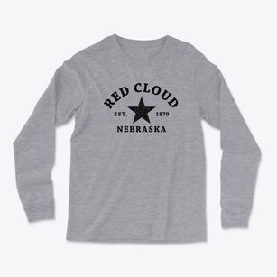 Red Cloud Nebraska Star Light Soft Long Sleeve T-Shirt