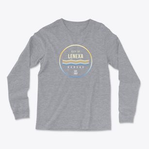 Lenexa Kansas Color Fade Light Soft Long Sleeve T-Shirt