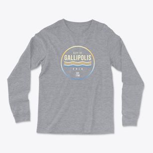 Gallipolis Ohio Color Fade Light Soft Long Sleeve T-Shirt