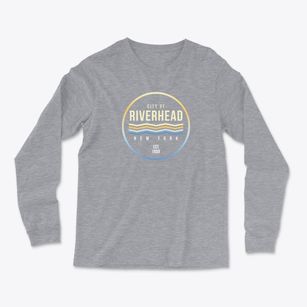 Riverhead New York Color Fade Light Soft Long Sleeve T-Shirt