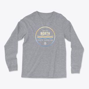 North South Carolina Color Fade Light Soft Long Sleeve T-Shirt