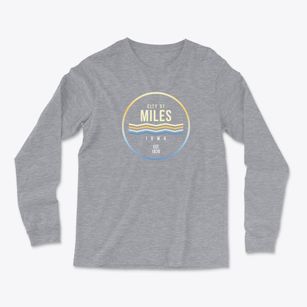 Miles Iowa Color Fade Light Soft Long Sleeve T-Shirt